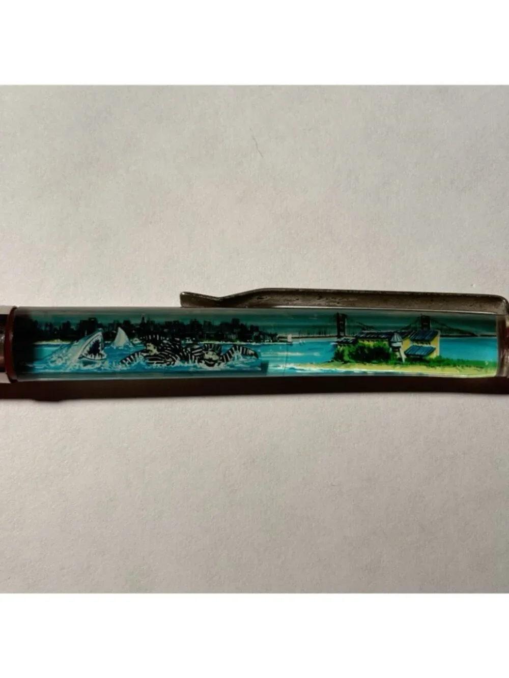 Alcatraz Federal Penitentiary Swim Team Floaty Pen Sharks Eat Escaped Prisoners
